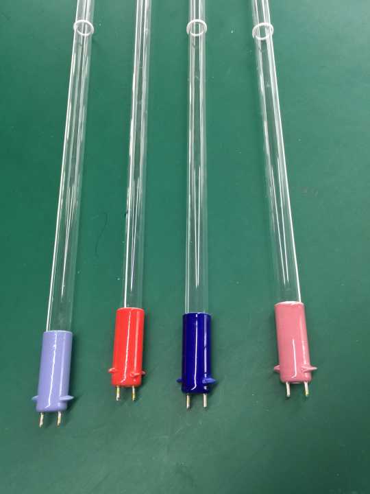 Colorful 2 Pin Winged on a Single End 40 Watt Germicidal Water Treatment Bulb Replacement UVC Light UV Light Tube Ultraviolet Lamp UV Sterilization Lamp